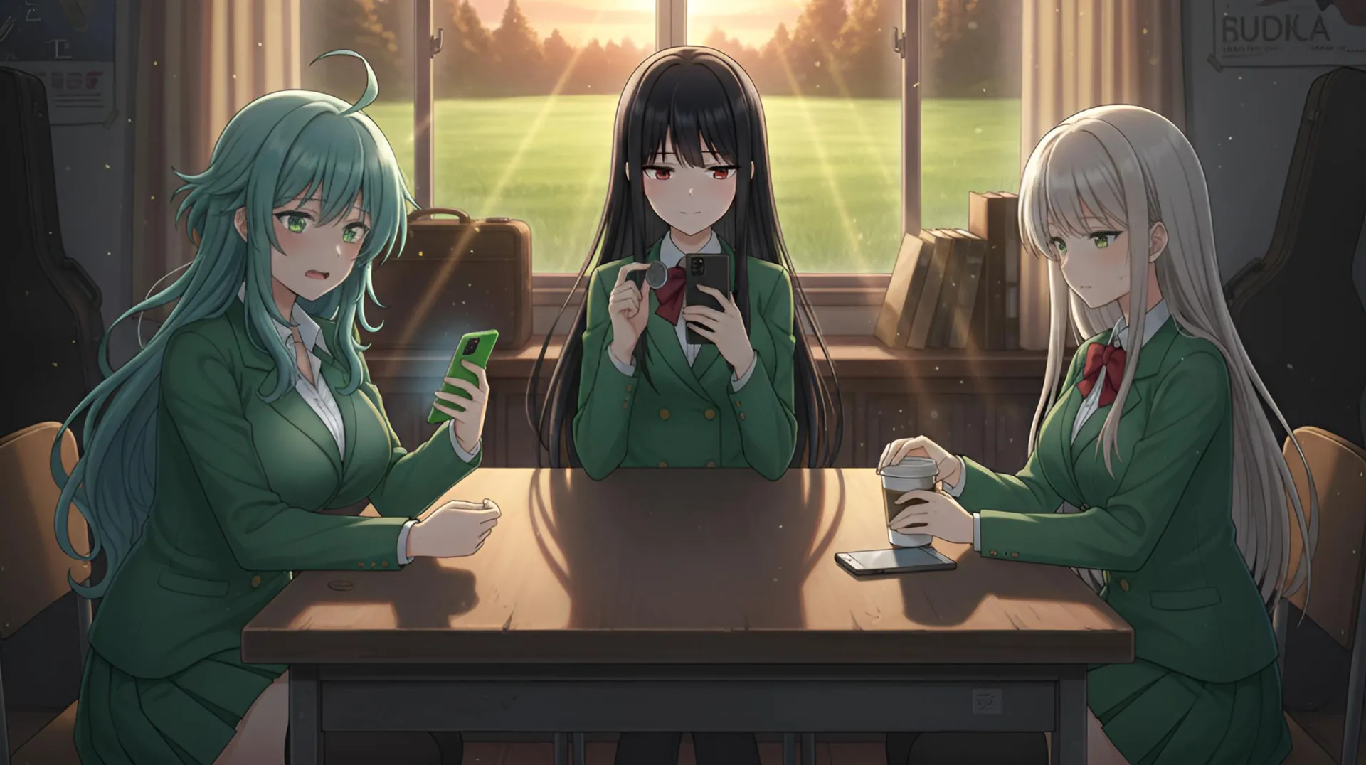 連日の徹夜明けで怪しくなったソニアとリリスとユコの場面