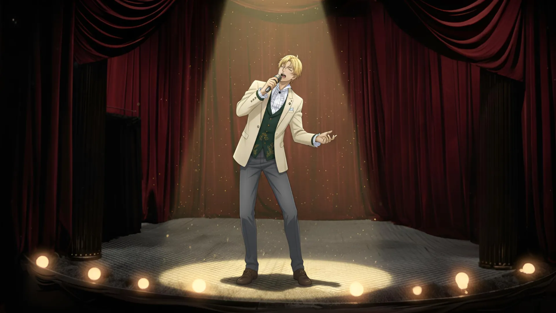 ラムリーザが天国ではすべてが上手くいくと歌う場面