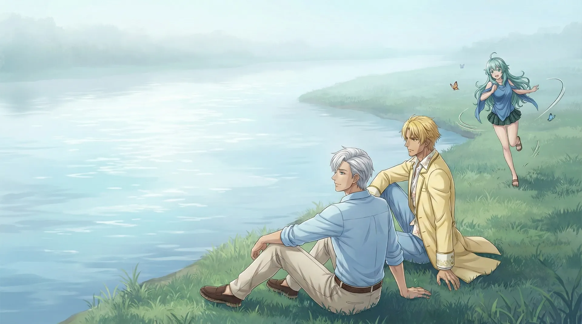 エルドラード帝国とユライカナンの国境に流れるミルキーウェイ川の川辺