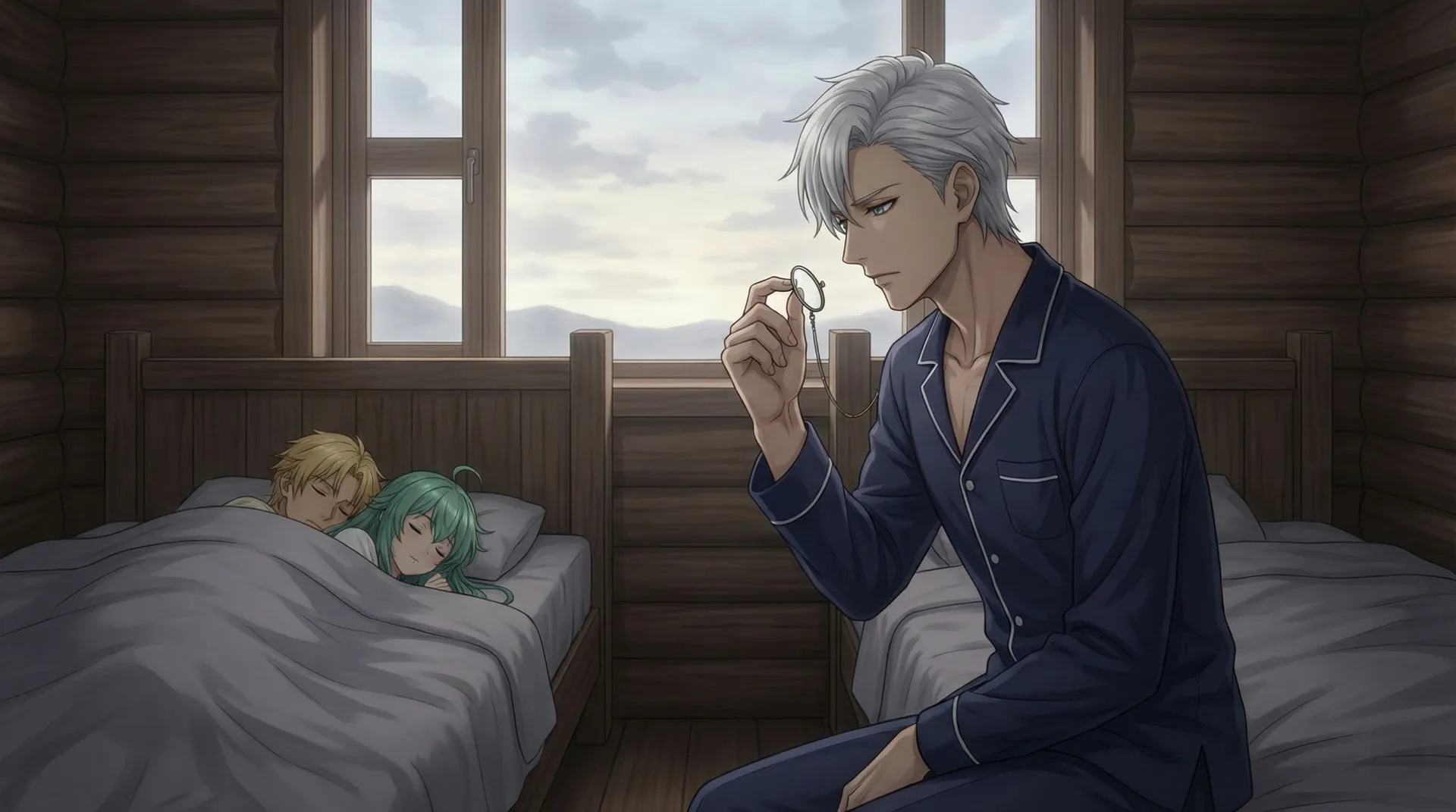 リゲルが過去を回想する目覚めの朝の場面