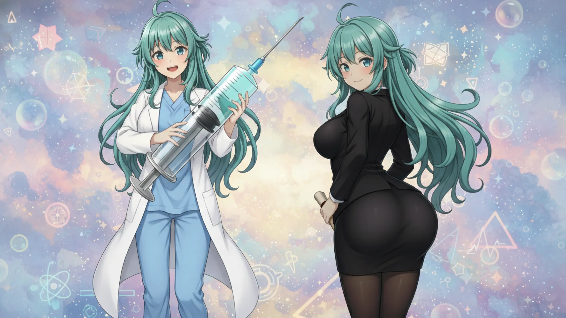 ソニアが医者になったり弁護士になったりするイメージ